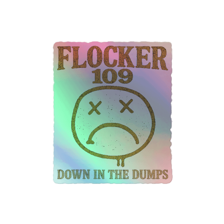 Flocker 109 "Sad" Holosticker product image (2)