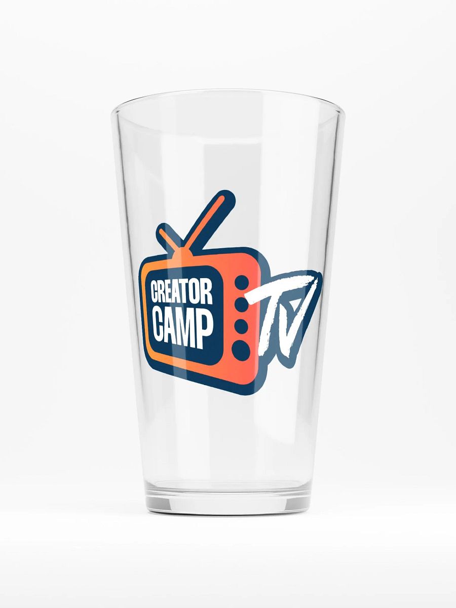 Creator Camp TV Pint Glass product image (1)