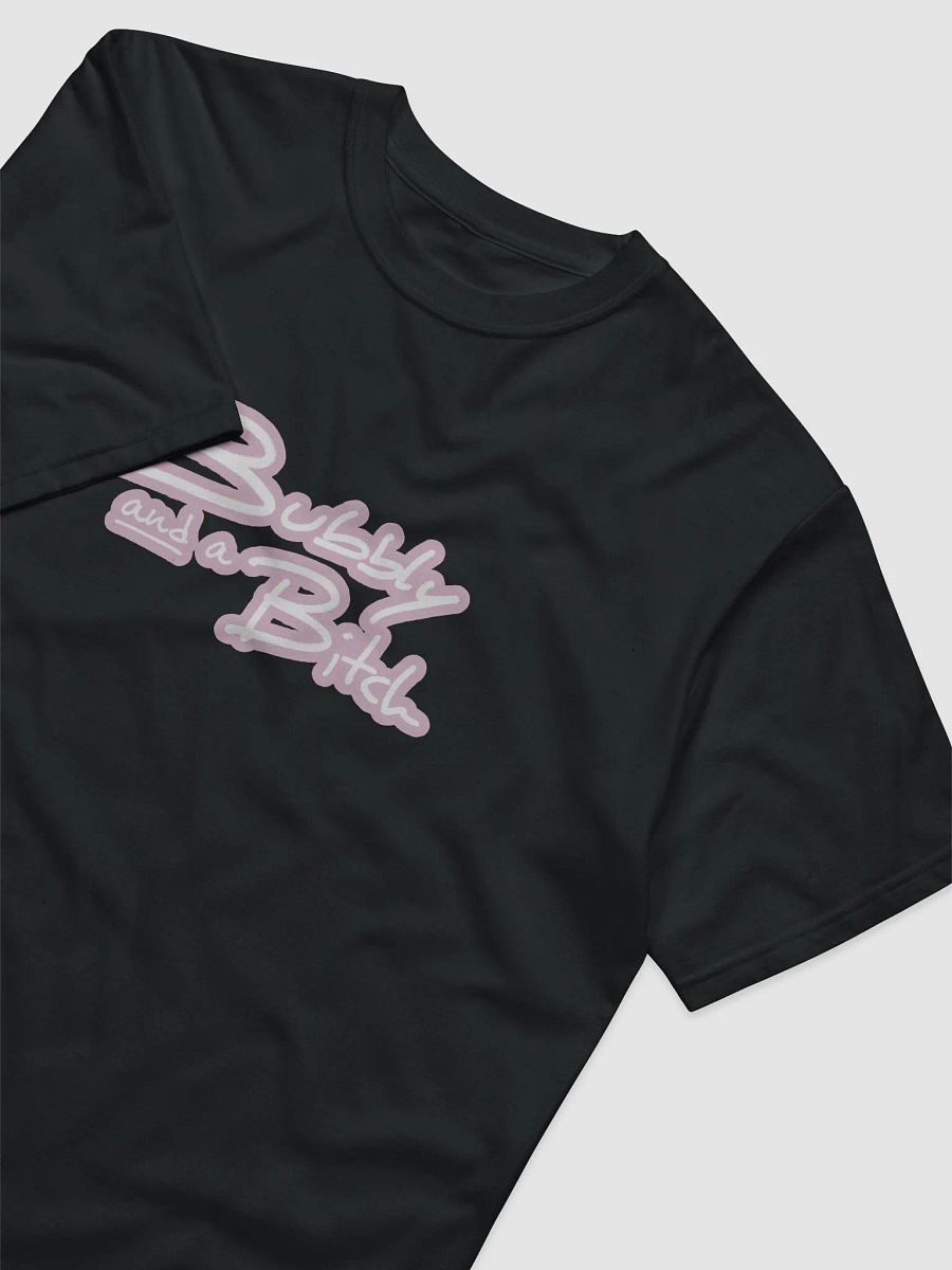 Bubbly and a B*tch (lined design, #E1B9CE) unisex eco tee product image (3)