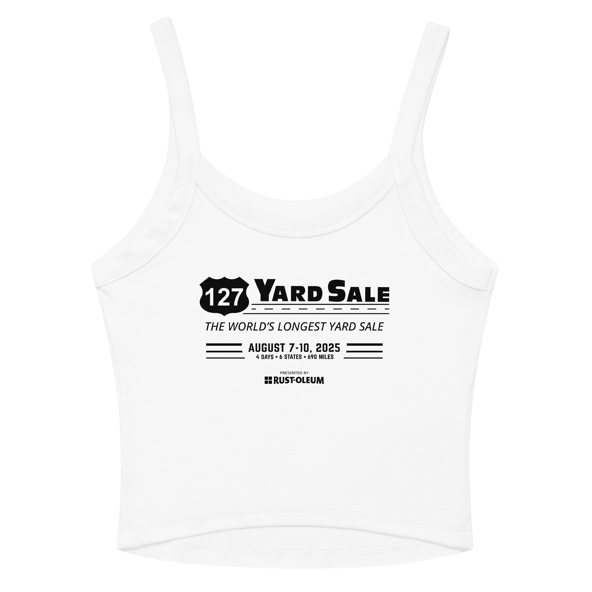 127 Yard Sale (2025) Vintage - Bella+Canvas Women's Micro-Rib Tank Top - White product image (4)