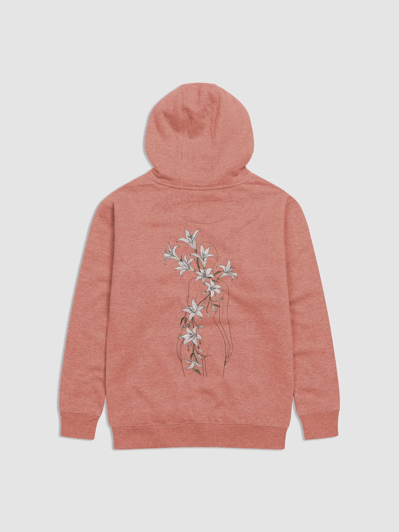 Floral Silhouette Hoodie - Vita et Mortem Collection product image (1)