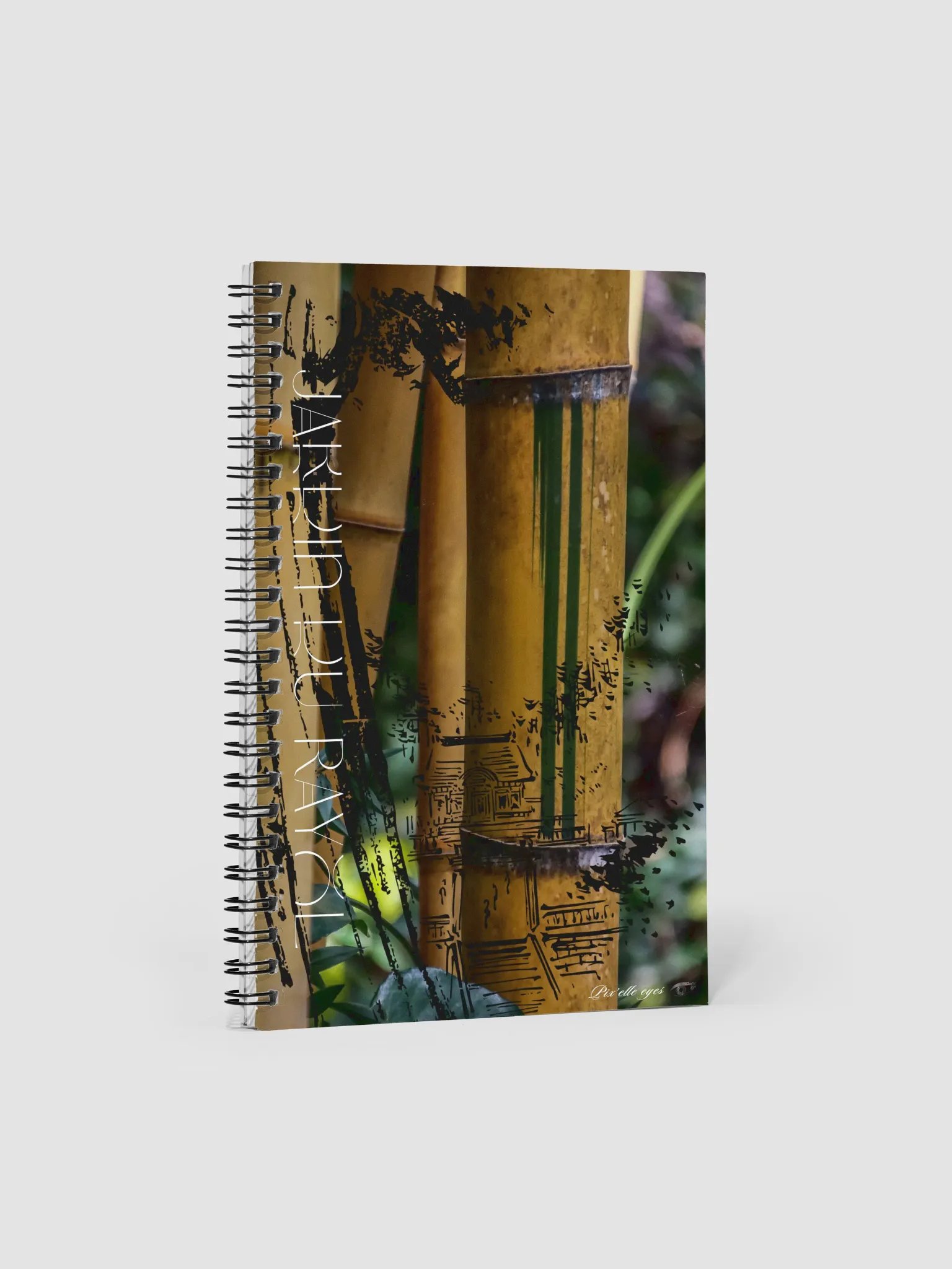 GeoGraphik Notebook – Jardin du Rayol – Bamboo Reverie – A5 Format product image (1)