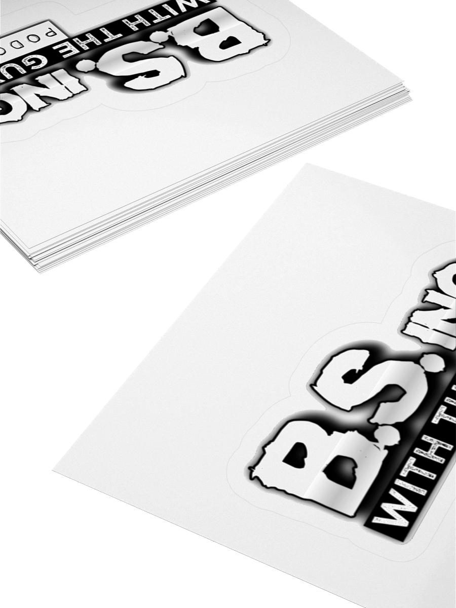 B.S.ing With The Guys classic logo decal product image (12)