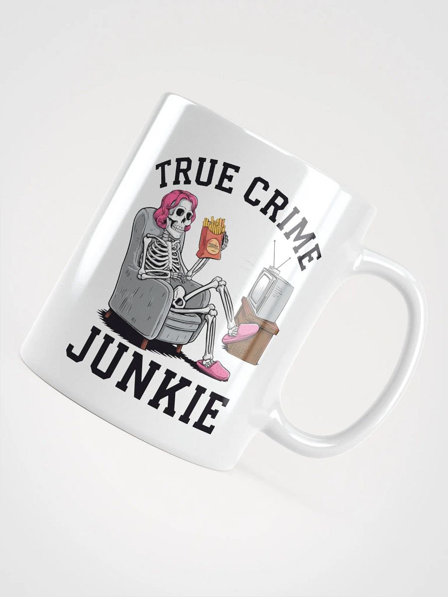 True Crime Junkie Skeleton Mug product image (4)