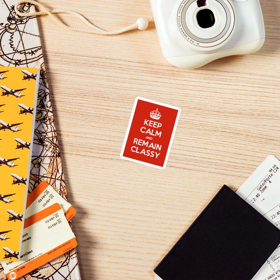 Keep Calm Magnet in Red product image (9)