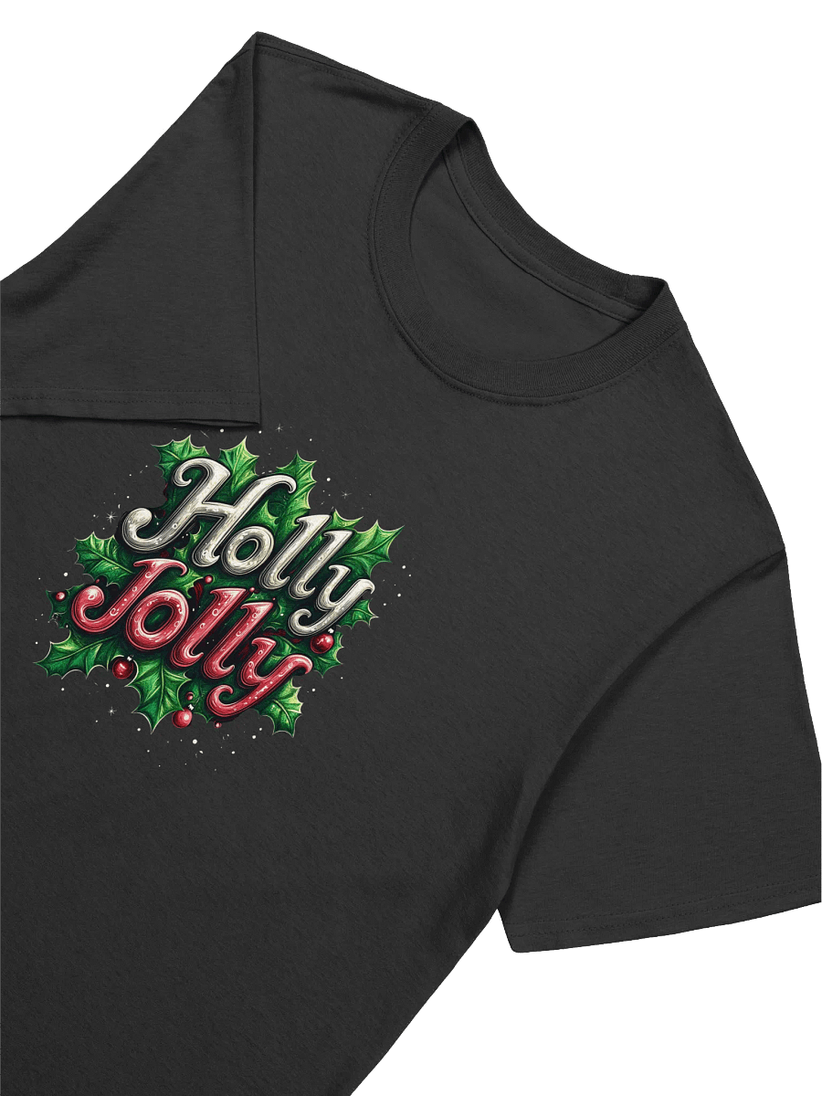 Vintage Style Holly Jolly Christmas Unisex T-Shirt product image (18)