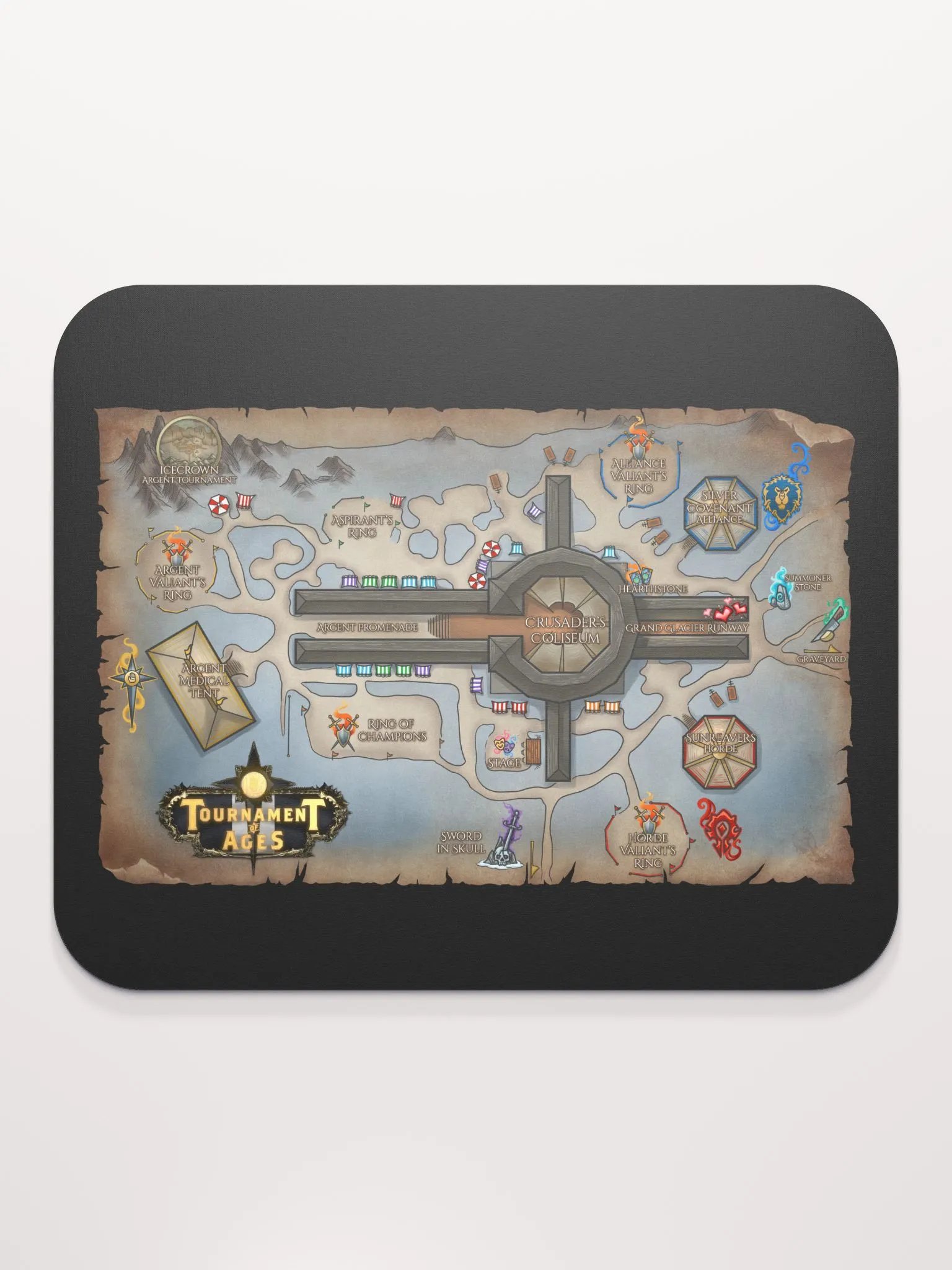 Tournament of Ages - Fairegrounds Map - Mouse Pad product image (2)