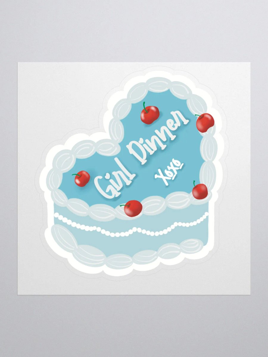 Xoxo Heart Cake Stickers product image (1)