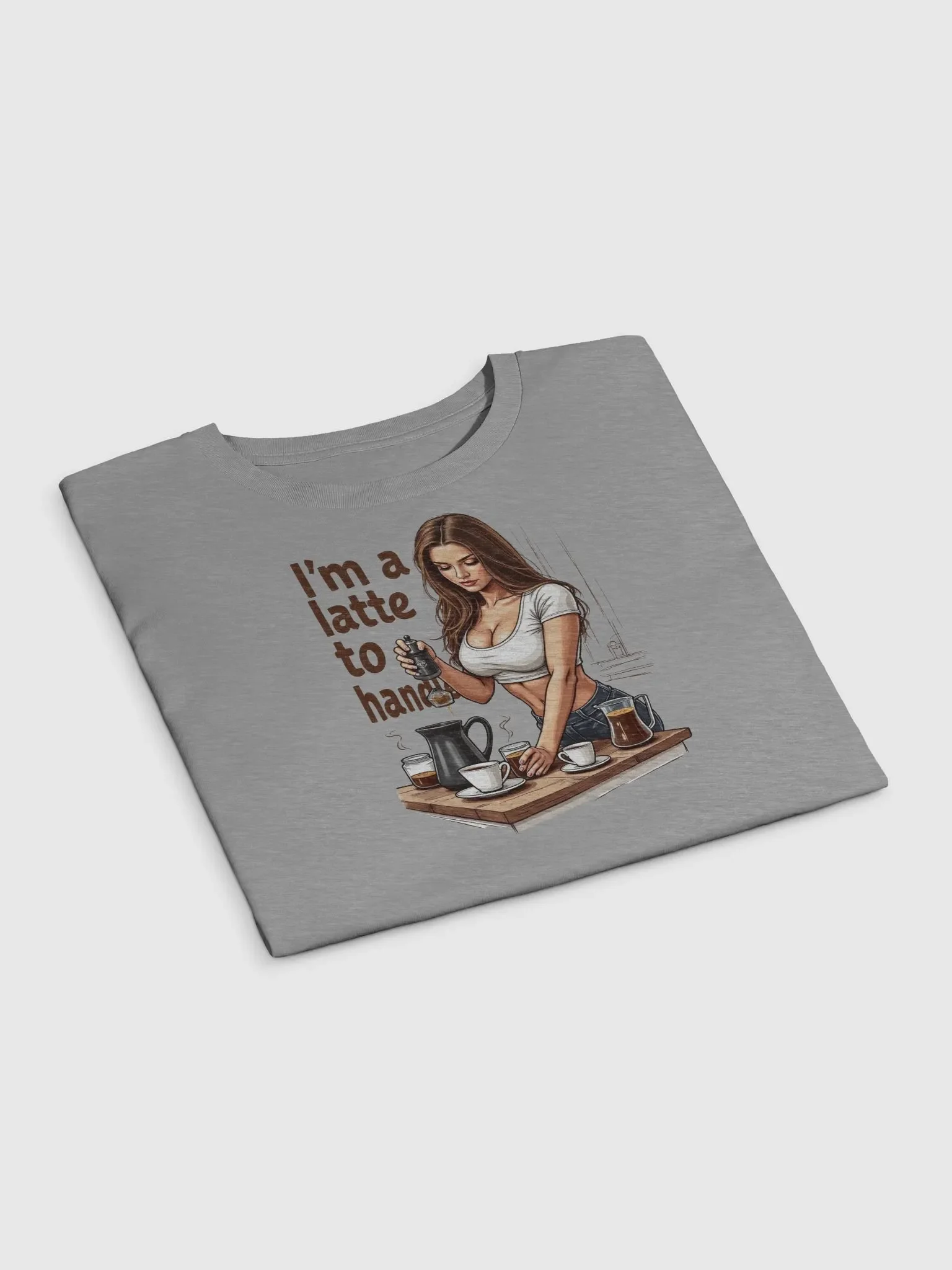 I'm a Latte to Handle V2 Crop Top product image (16)