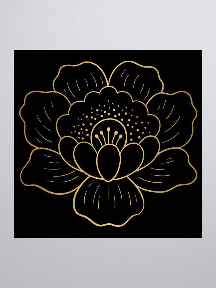 InnerBloom Black Sticker product image (2)