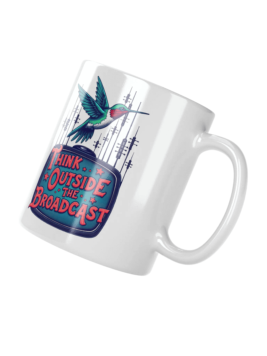 Think Outside The Broadcast Mug product image (3)