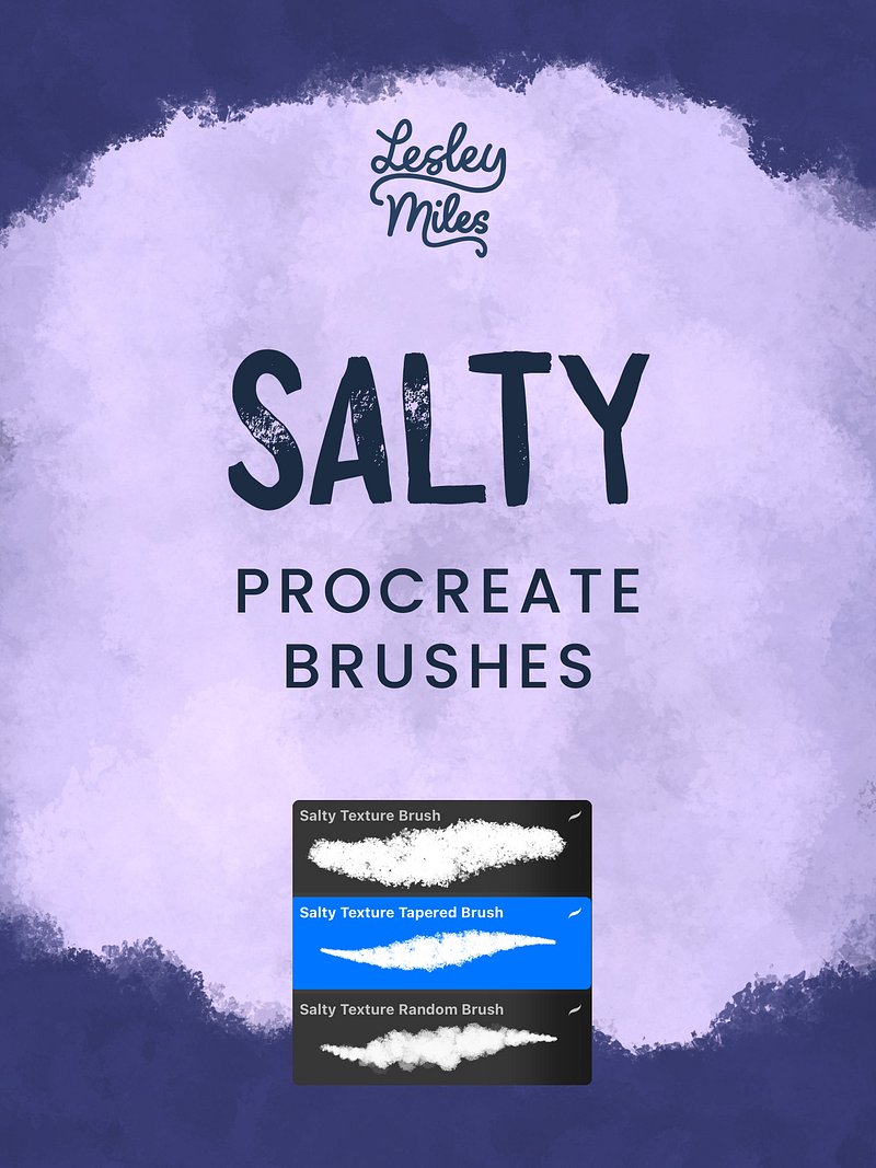 Salty Texture Procreate Brushes