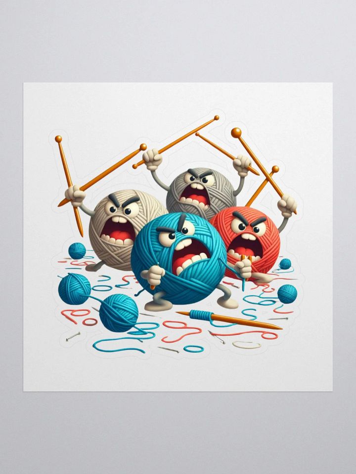 Yarn Raid Kiss Cut Stickers product image (2)