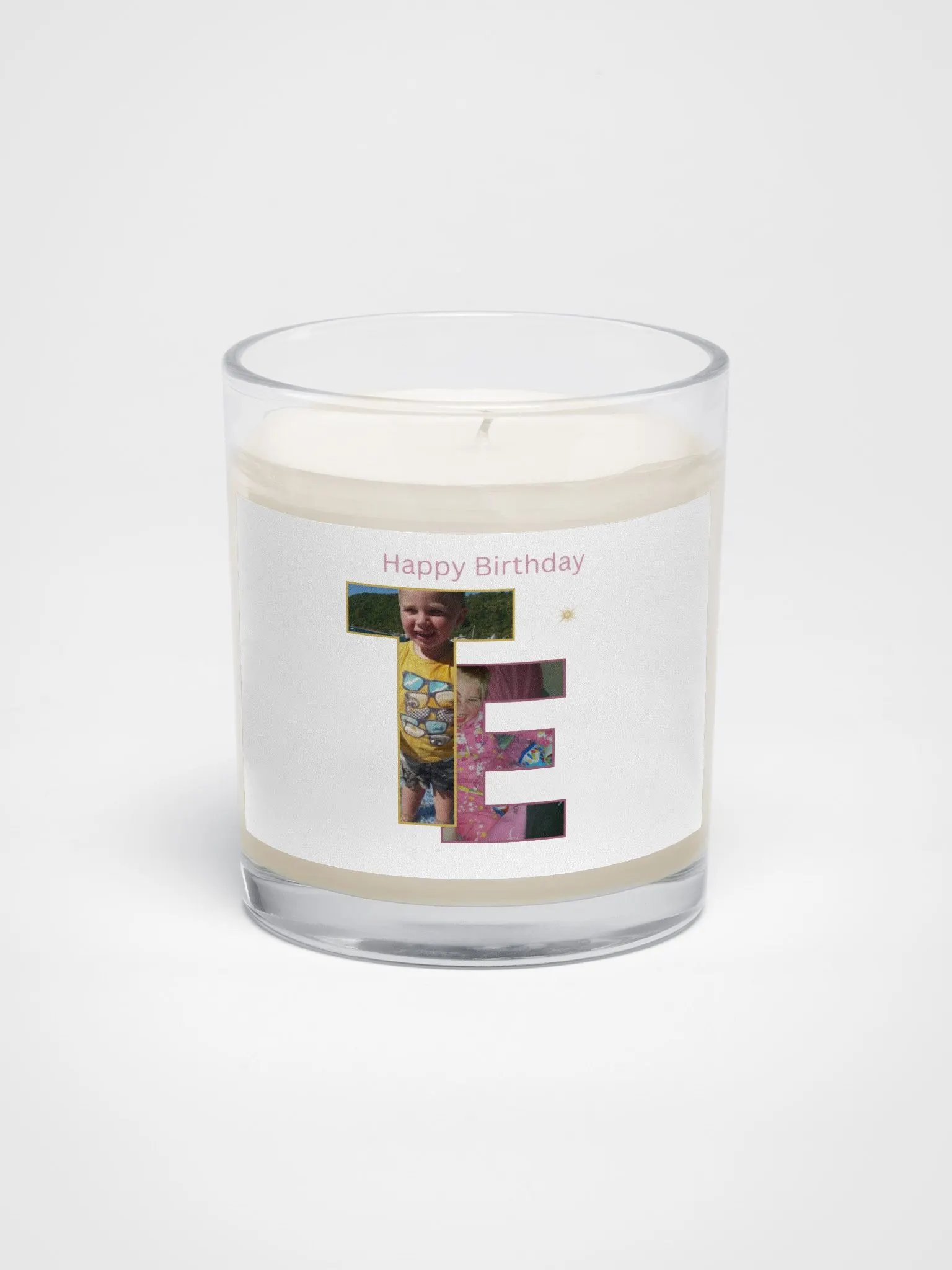 Personalized Birthday Soy Wax Candle product image (1)
