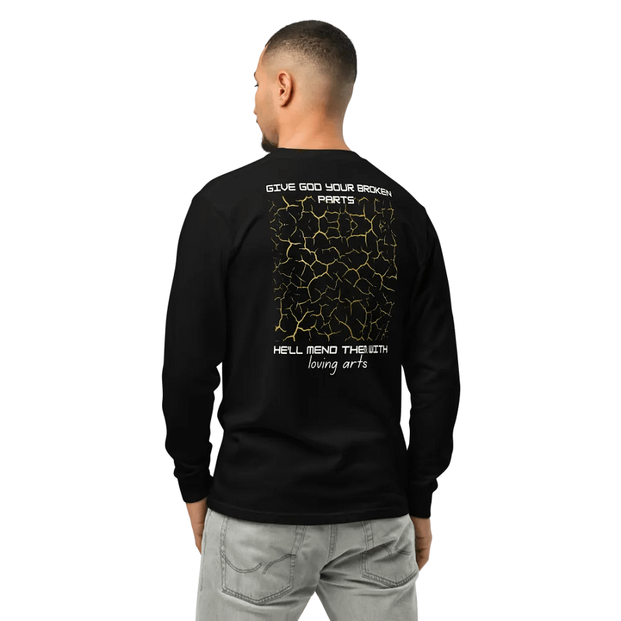 Give God your broken heart Unisex Long sleeve shirt product image (5)