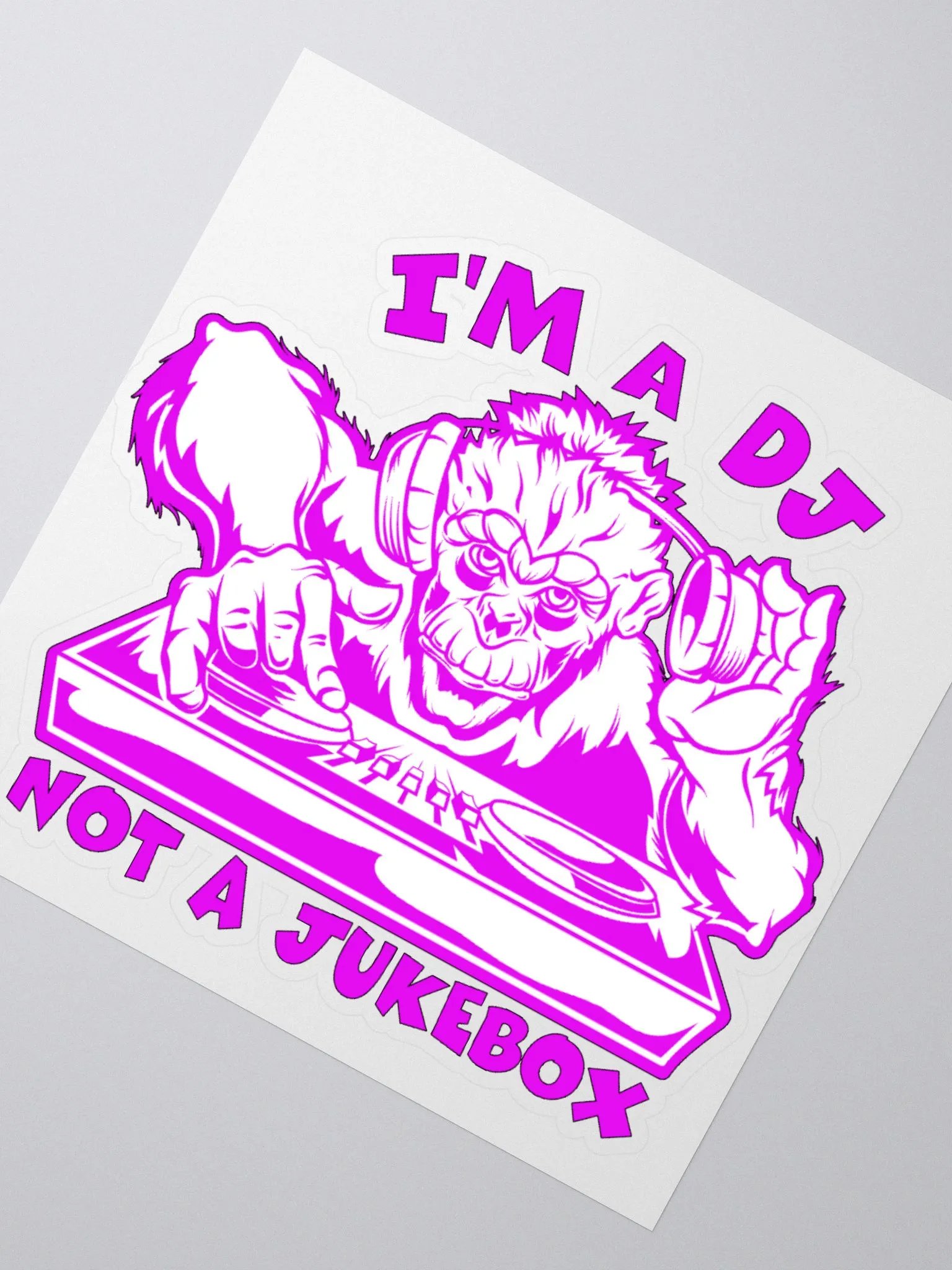 I'm a DJ Not a Jukebox Sticker product image (4)
