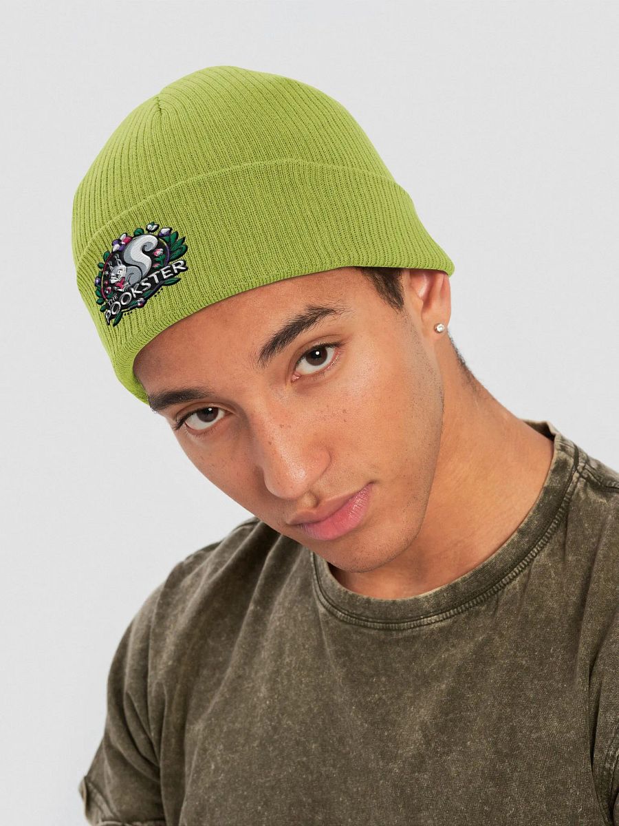 Organic Cotton Embroidered Beanie: The Pookster product image (4)