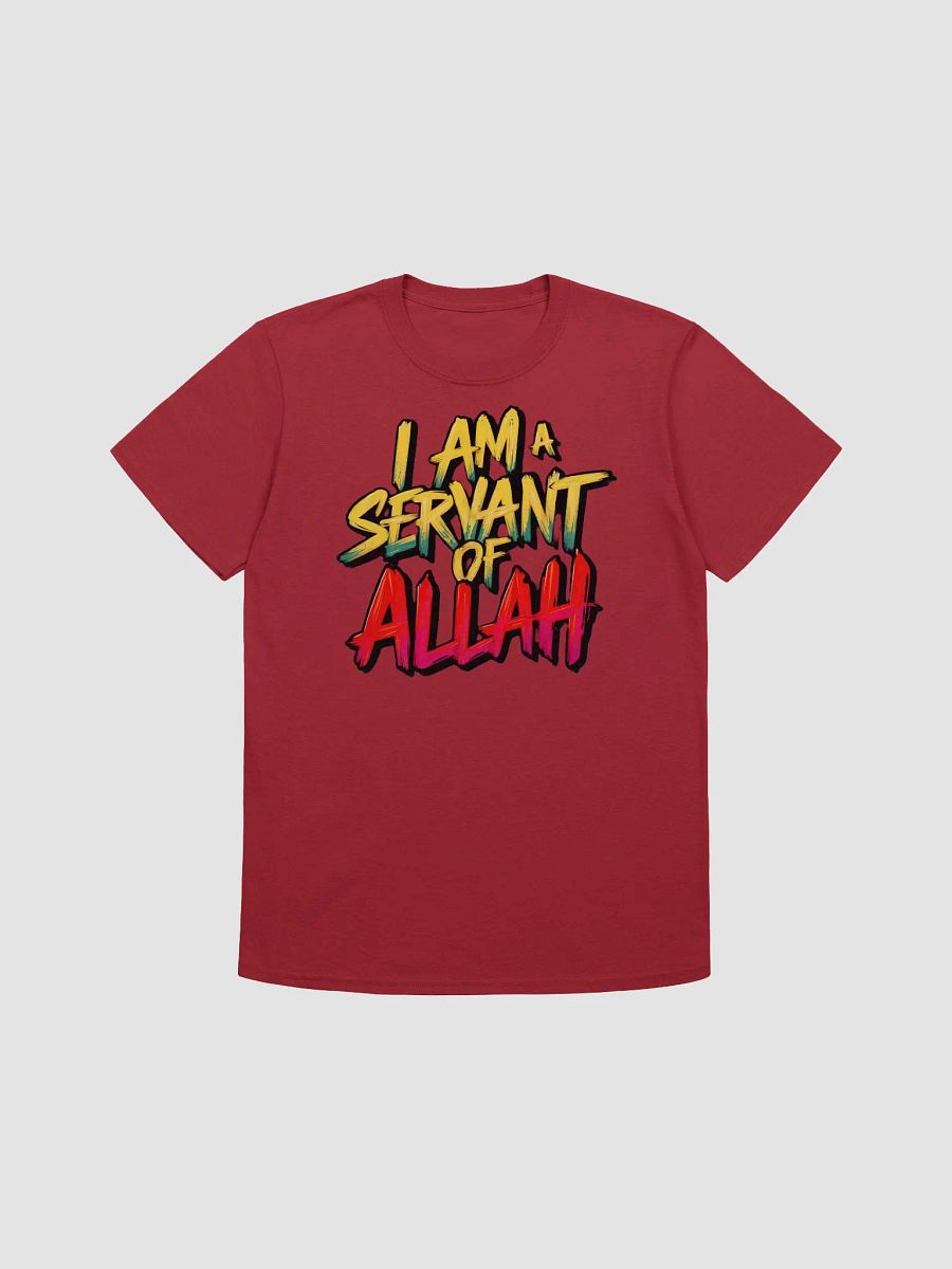 I Am a Servant of Allah - Humble and Devotional Graphic Tee product image (1)