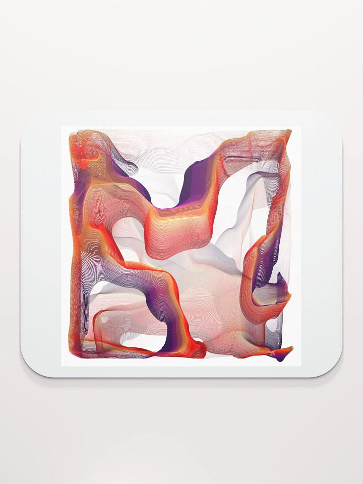 The Path Of The Warrior Algorithmic Art mouse pad product image (2)