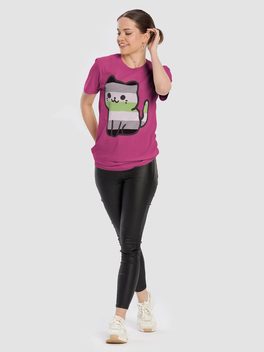 Agender Pride Kitty Woman's Shirt product image (110)
