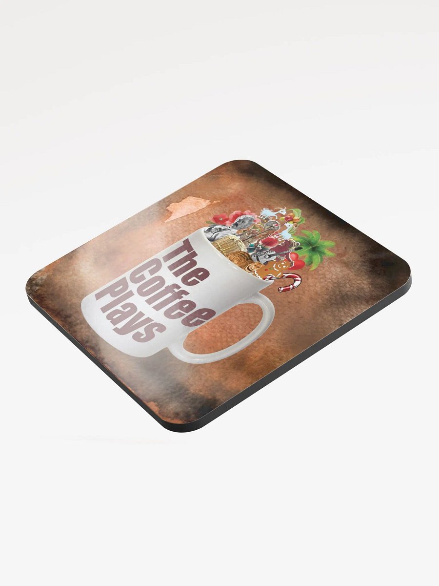 Coffee Plays Cork Coaster product image (3)
