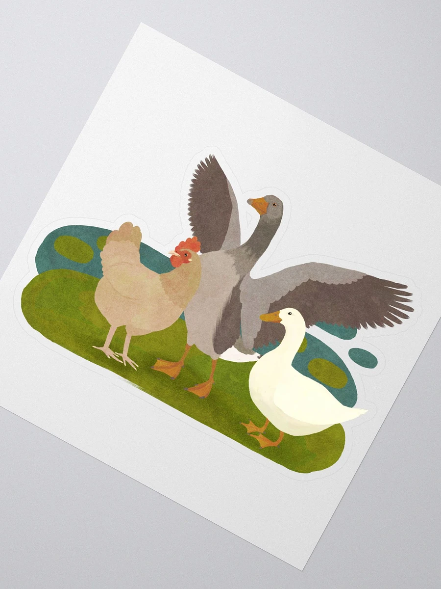 Feathered Trio Sticker product image (2)