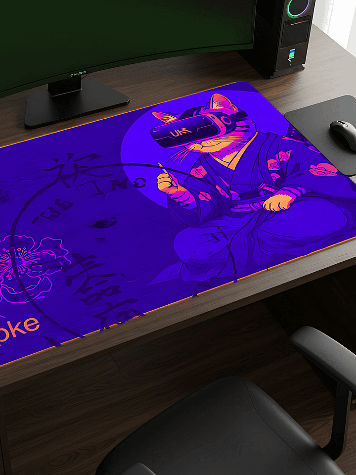 Desk Mat - "Hacker Cat" #1 product image (1)