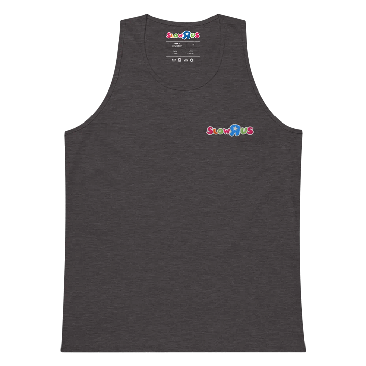 SLOW-R-US UNISEX EMBROIDERED SLEEVELESS TEE product image (2)