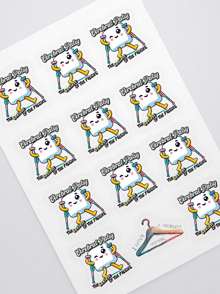 Sexiest Of The Palsies Kiss Cut Sticker Sheet product image (1)