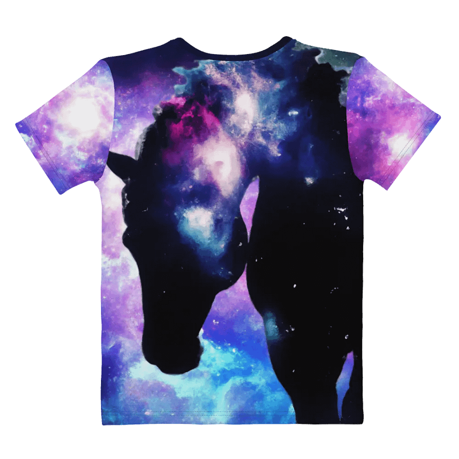 Spaced horse - nebula horses T shirt product image (8)