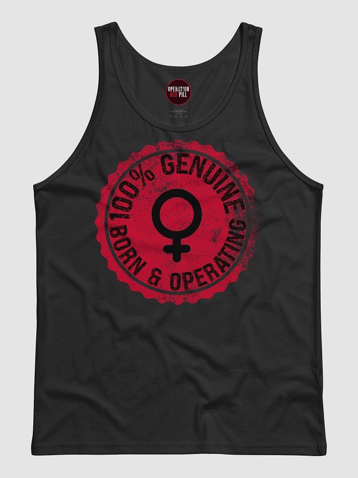 "100% Female" Pill Tank Top product image (1)