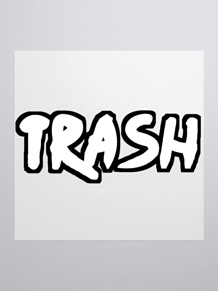 Trash Kiss-Cut Sticker product image (1)
