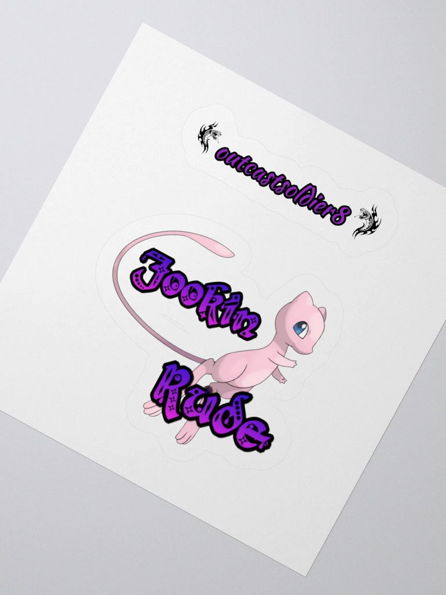 Jookin Rude Cat Kiss Cut Stickers product image (8)