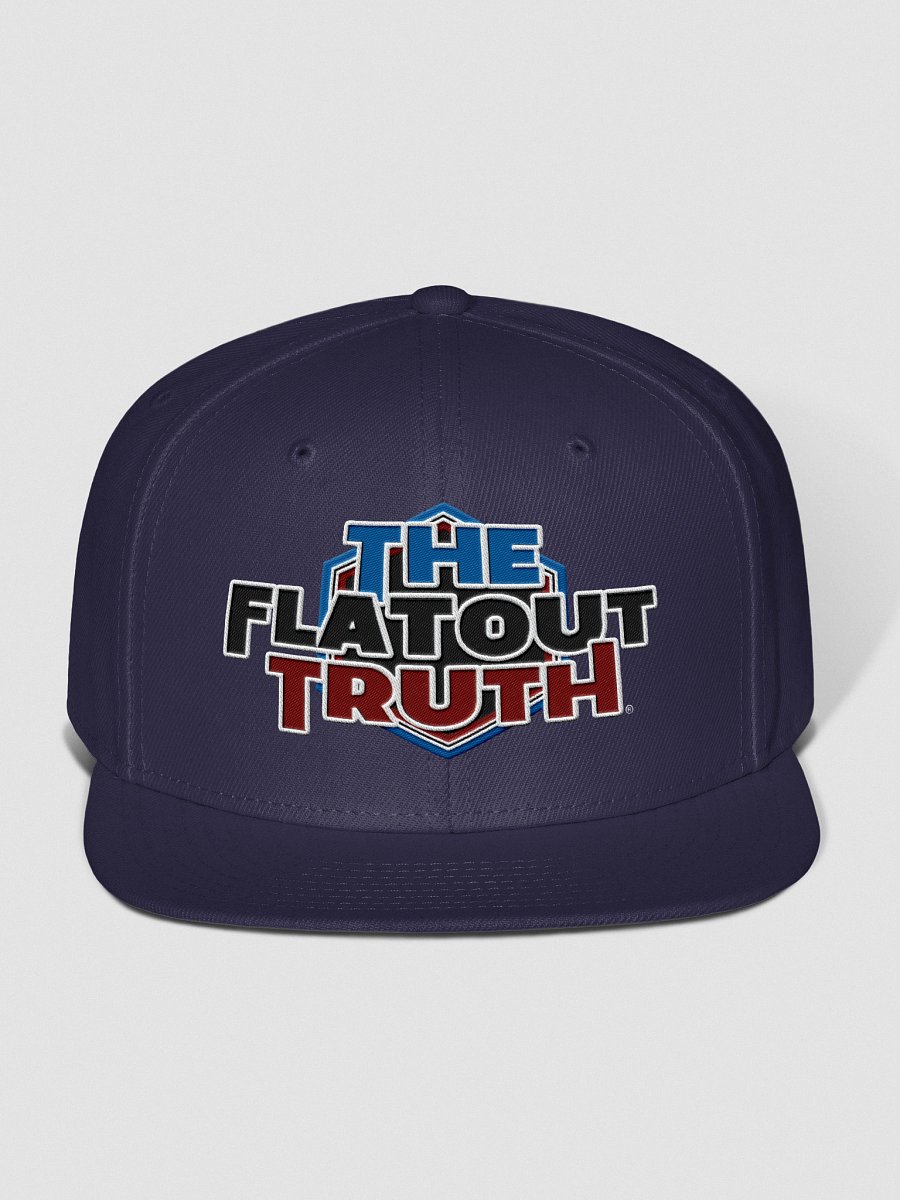 TFOT Blue Hex Flat Snapback Hat product image (2)