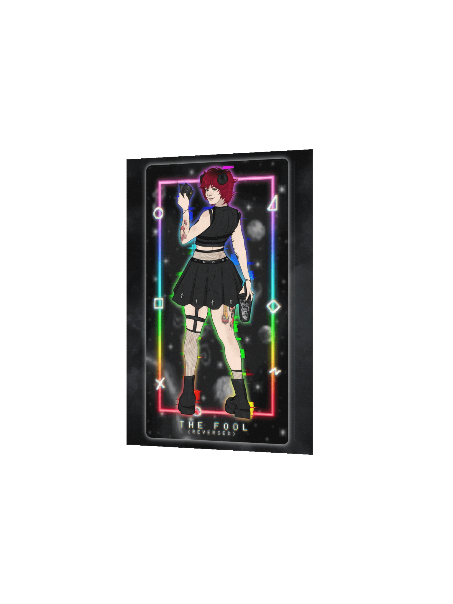 RAENBOU Reversed Fool Tarot Card Poster product image (2)