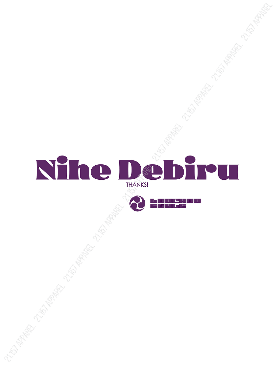 Nihe Debiru (Thanks!) Shirt product image (9)
