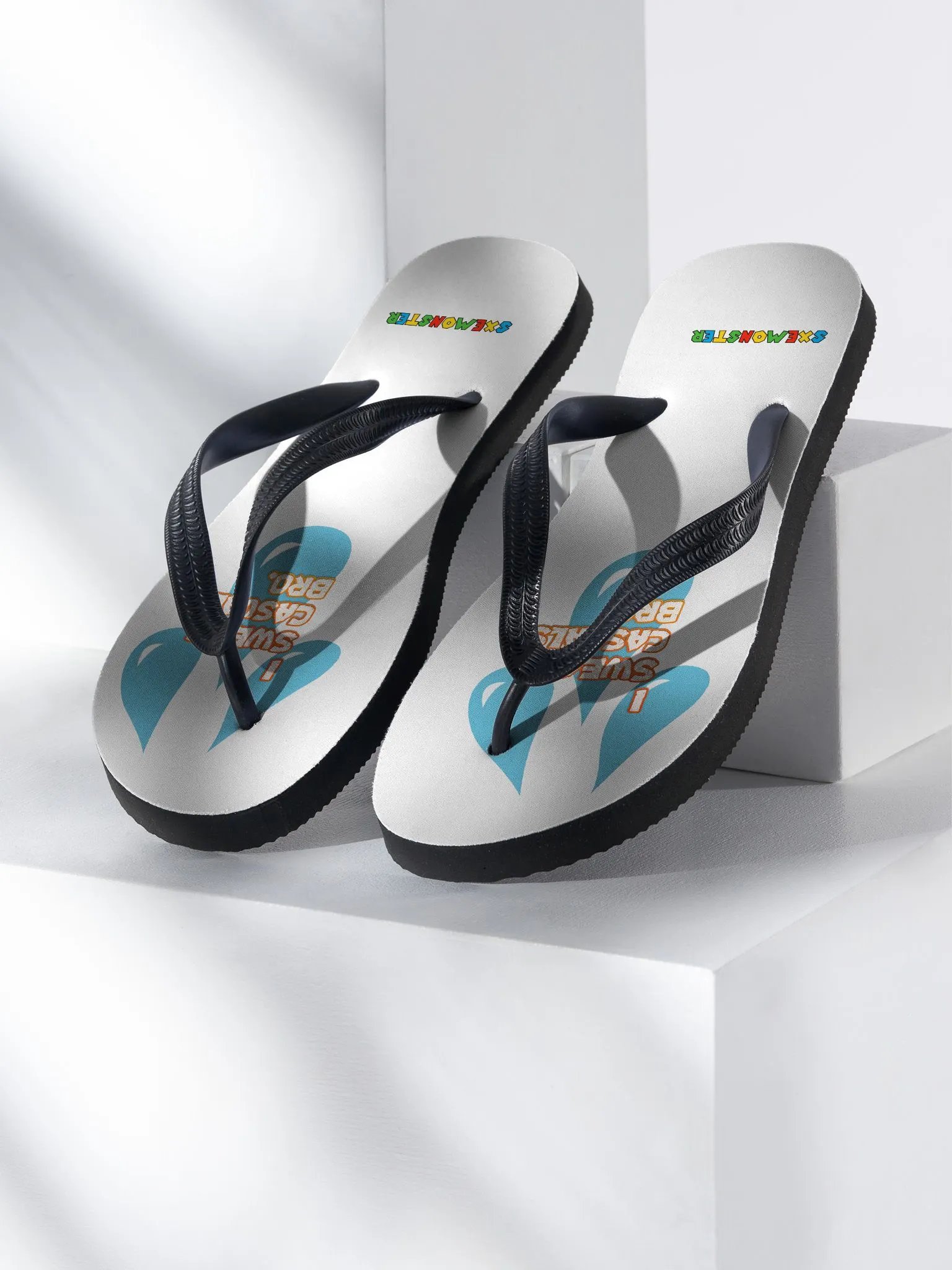 Straightedge Monster I Sweat Casuals Bro FLIP FLOPS product image (1)