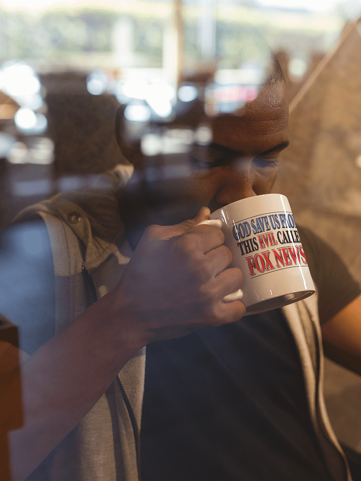 God Save Us From This Evil Called Fox News - White Mug product image (2)