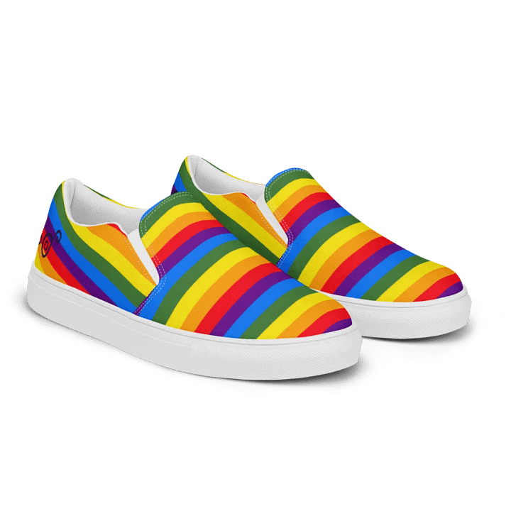 Rainbow Harmony Slip-On Canvas Shoes product image (2)