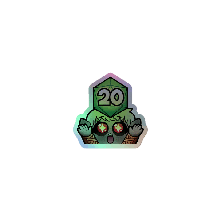 D20 Holographic Sticker product image (1)