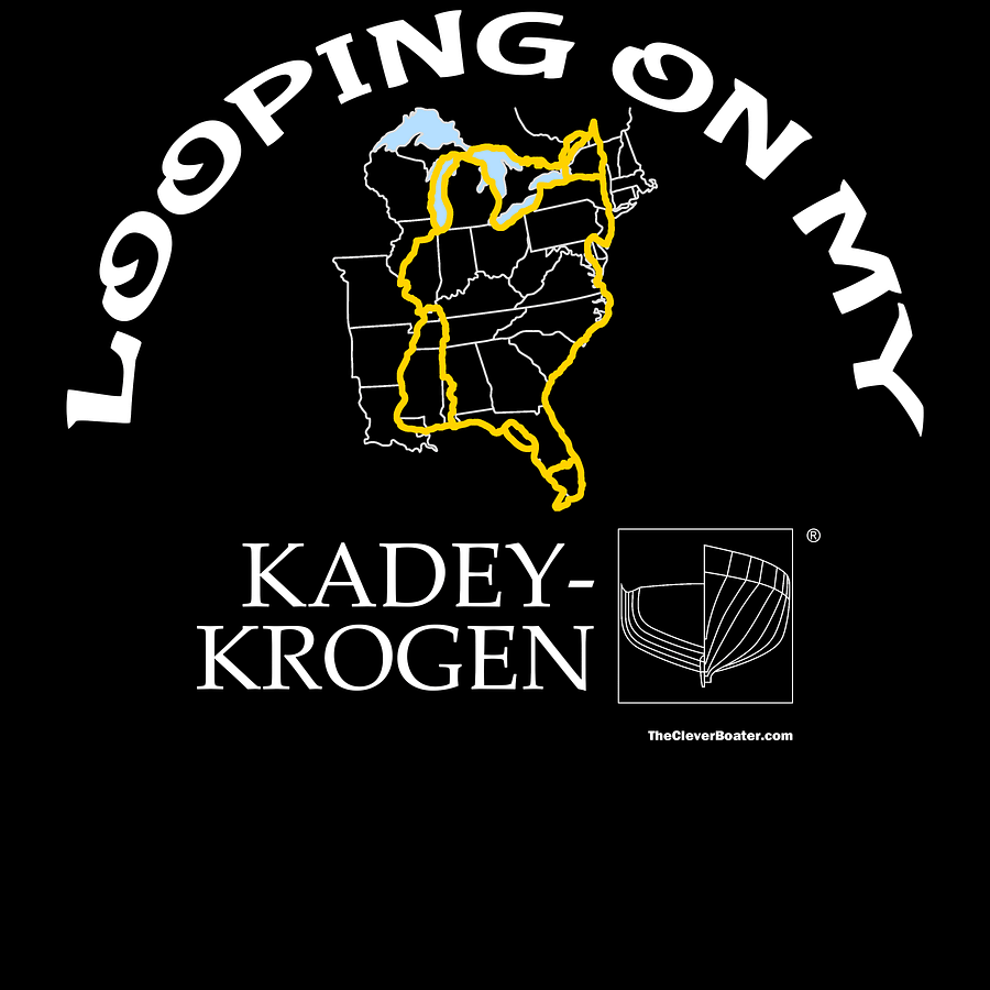 Looping On My Kadey-Krogan - T-Shirt - Dark Shirt w/White Logo product image (5)