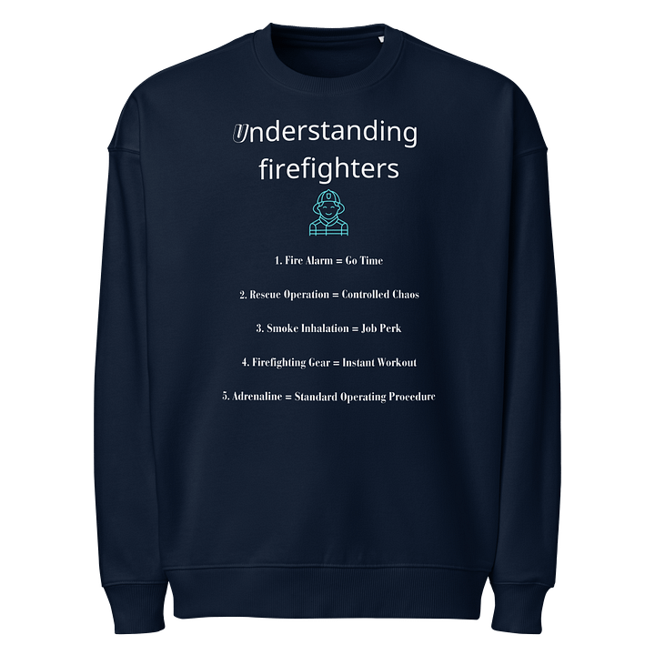 Technical Blueprint Helmet Illustration Sweatshirt product image (1)