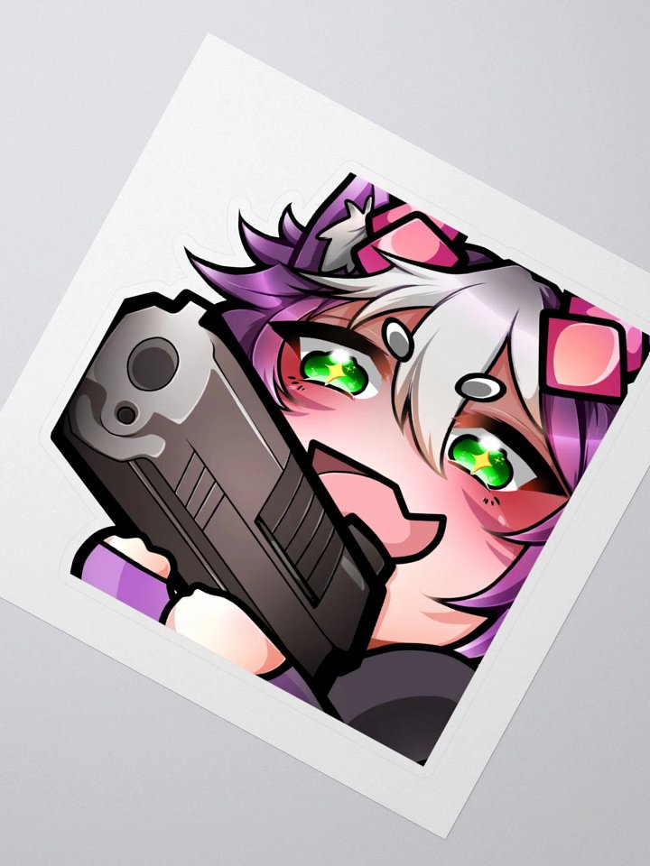 Loki Pew Emote Kisscut Sticker (Multiple Sizes) product image (2)