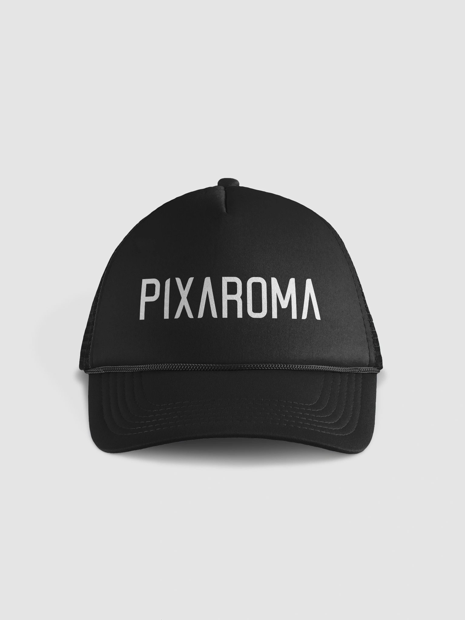 Pixaroma Wordmark Trucker Hat (White Logo) product image (1)