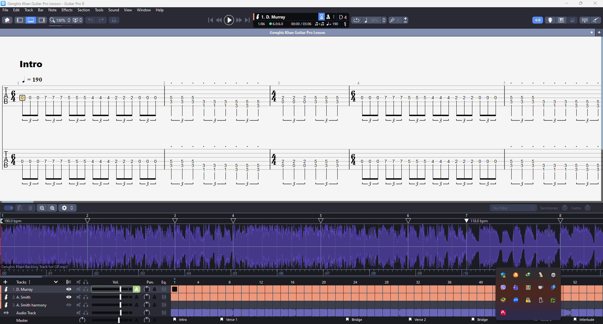 Genghis Khan PDF TAB + Backing Track MP3 product image (3)