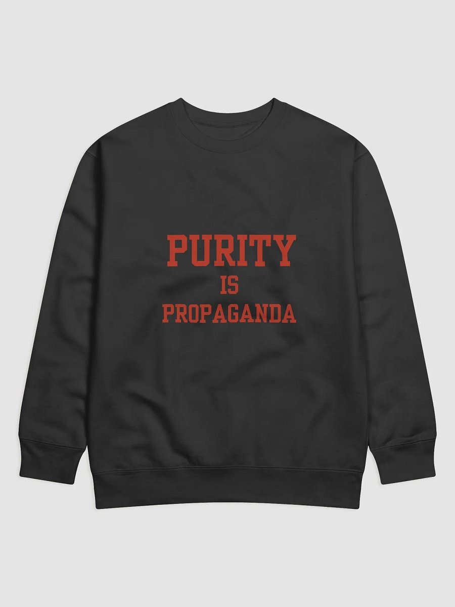 purity is propaganda red - crewneck product image (1)