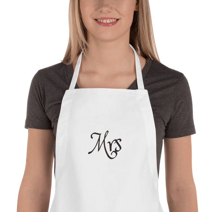 Apron - Mrs - on White product image (1)