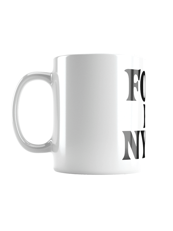 FOOD FI NYAM White Glossy Mug product image (1)