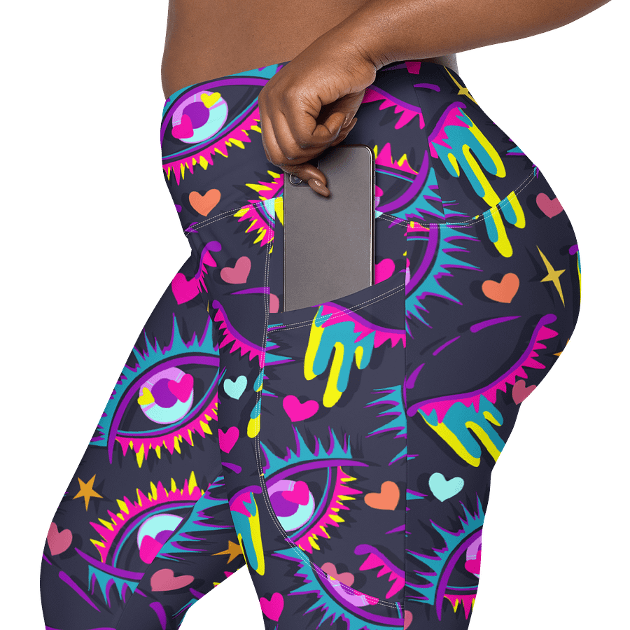 *ALL* Sizes Teal Eye Leggings W/ POCKETS 2.0 product image (7)