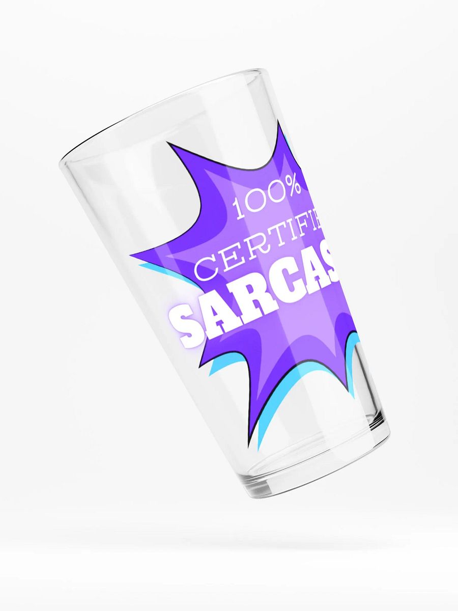 100% CERTIFIED PINT GLASS product image (4)